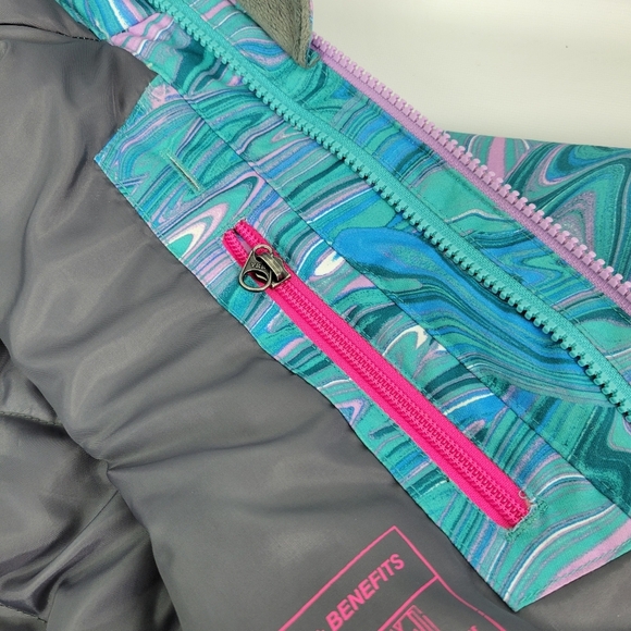 Powder Room Snow Winter Jacket Girls Sz Small - Picture 10 of 16